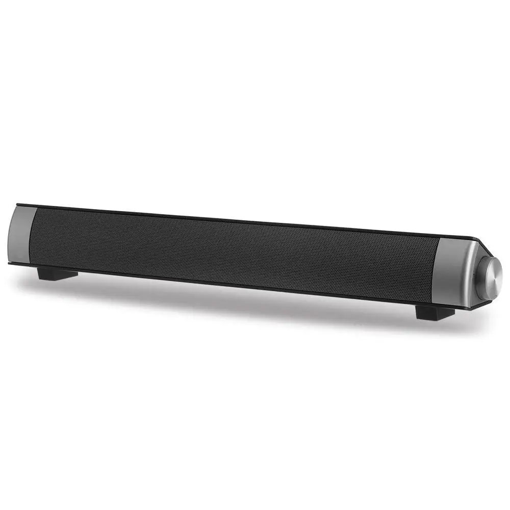Черный XGODY Саундбар ТВ домашний кинотеатр IP-08 Bluetooth динамик стерео громкий динамик с басами микрофонный сабвуфер динамик для ПК компьютера - Цвет: Черный