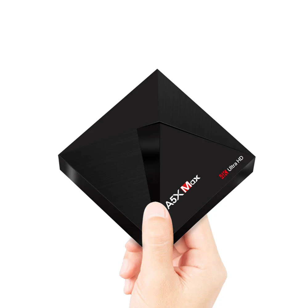 A5X MAX Android 8 1 ТВ коробка 4 ГБ 32 Smart RK3328 Quad Core 2 г/5 г Wi Fi Bluetooth 0 HDMI К Media Player|ТВ-приставки и