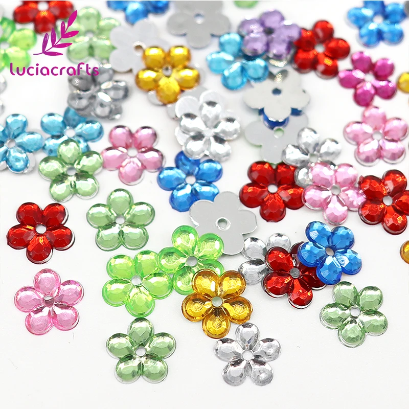 Lucia crafts акриловые стразы разных размеров цветов для творчества G0408|acrylic