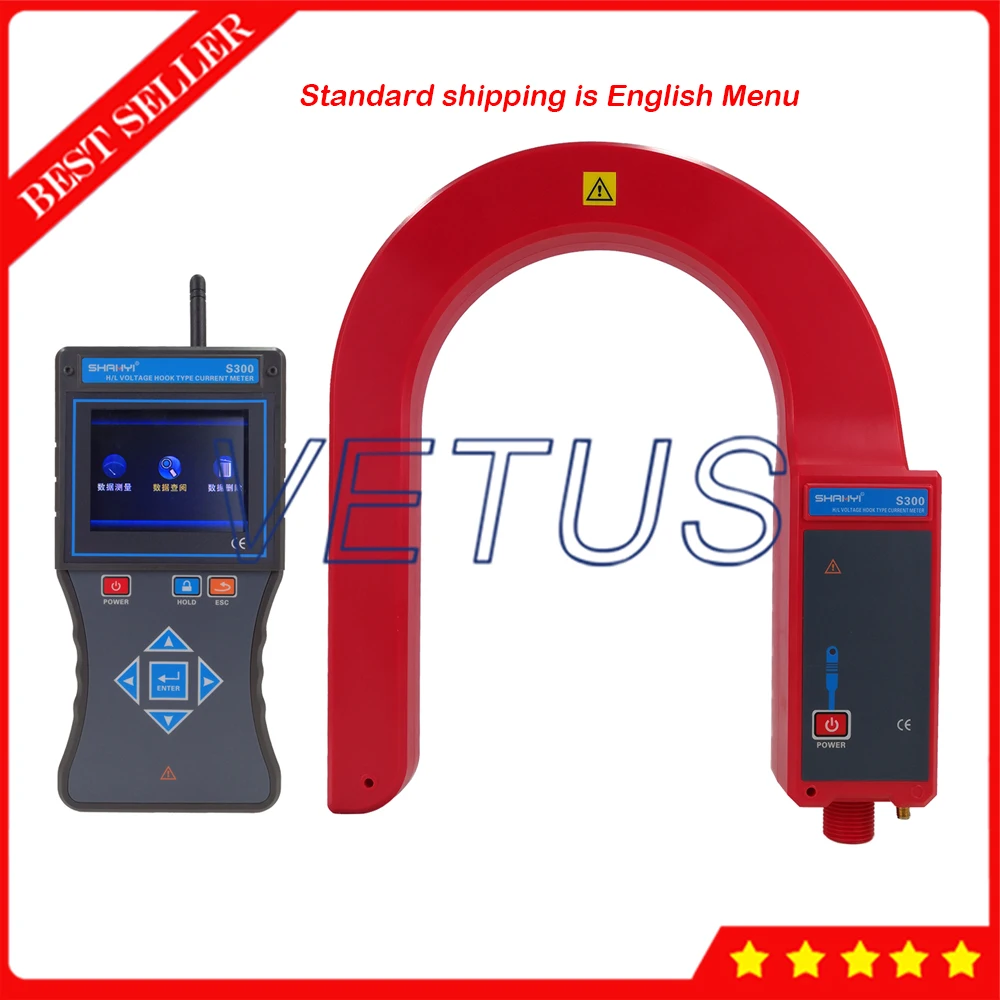 Hook type Ammeter Wireless high low voltage amperemeter AC leakage current Meter S300 With 0 to 6000A Current Range | Инструменты