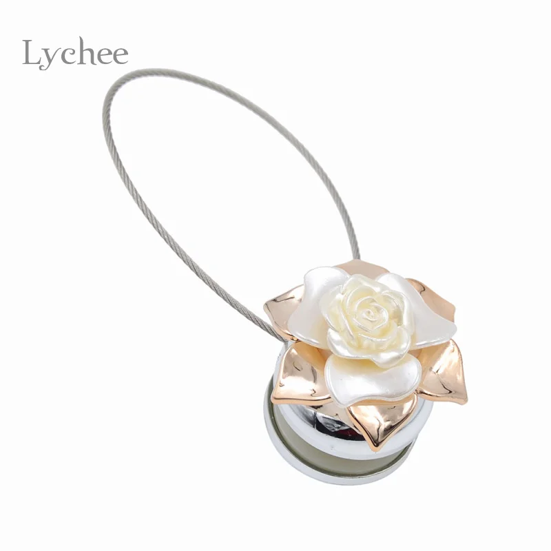Lychee 1 шт. розовый провод подхват для штор магнитные пряжки магнитный держатель