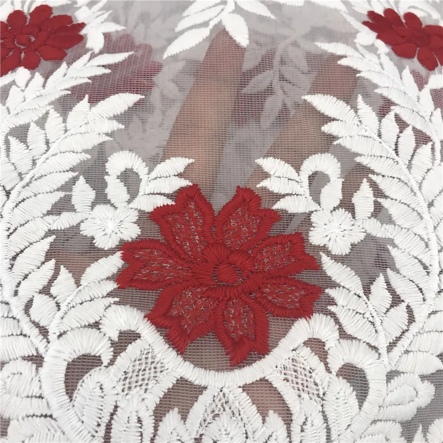 Nigerian Lace Fabric High Quality Wedding White African French 5 Yards | Дом и сад