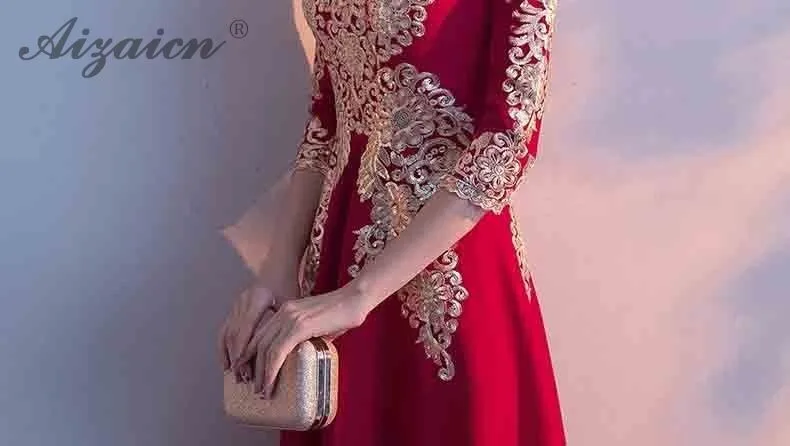 Красное традиционное китайское свадебное платье Qipao женская розовая одежда мода для девочек Cheongsam хлопок А-силуэт плюс размер вечерние платья