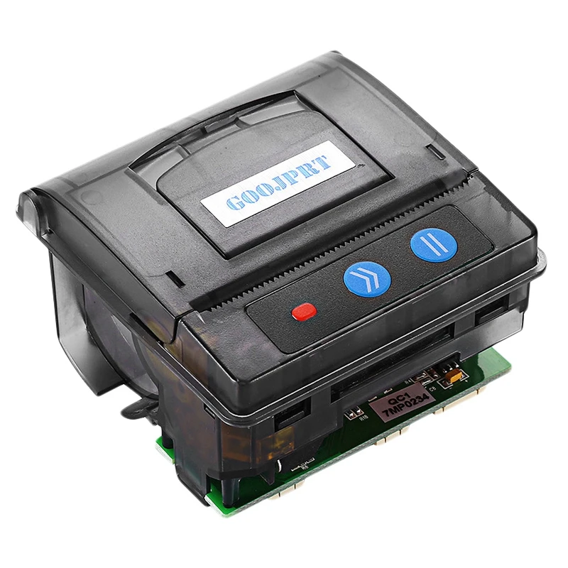 Термопринтер Goojprt Qr203 58 мм Micro Mini Встроенный термопринтер Rs232 + Ttl панель