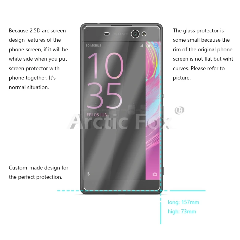 2 шт./лот закаленное Стекло для sony Xperia XA Ultra C6 F3212 F3216 6 0 Экран протектор Защитная