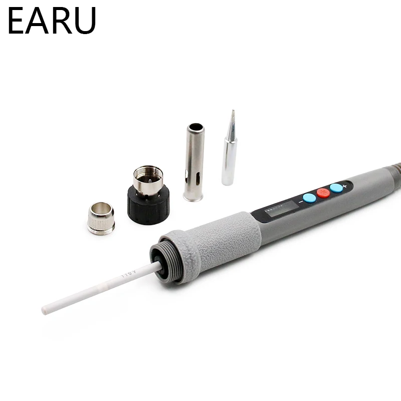 60 Вт ЖК дисплей Электрический паяльник с регулируемой температурой термостат