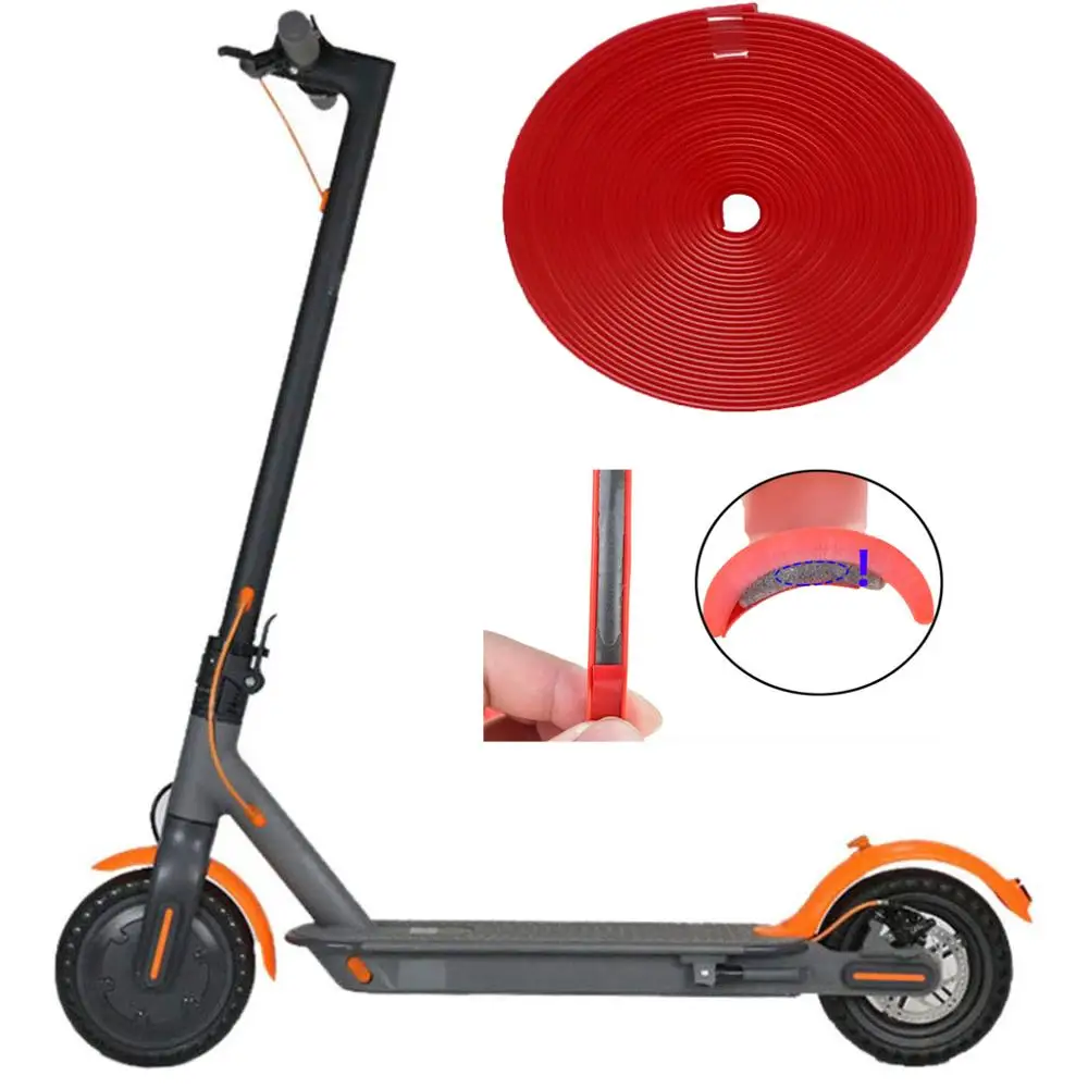 Skateboard Protective Tape Bumper Decorative Strips Decals Accessories for Xiaomi Mijia M365 Electric Scooter | Спорт и развлечения