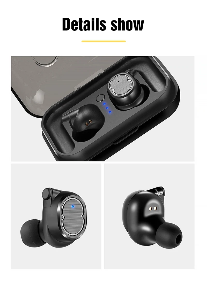 TOMKAS, беспроводные наушники, Bluetooth, наушники, дают анти-каплю, ушные крючки, наушники для телефона, сенсорное управление, беспроводная Bluetooth гарнитура