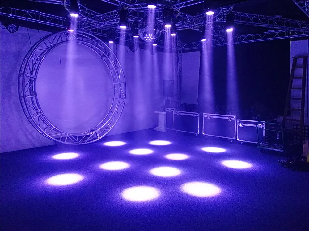 6 шт. Zoom LED 7x12 Вт RGBW 4 в 1 Moving Head Light DMX512 настенная шайба/Zoom профессиональный