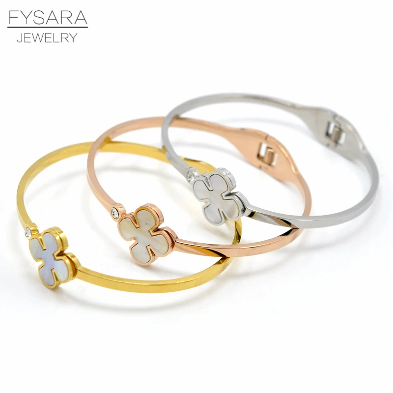 FYSARA Элитный бренд натуральная основа цветок Браслеты &amp Браслеты-кольца для