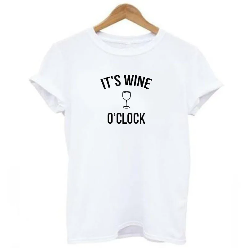 Женские топы it WINE O CLOCK Prosecco Gin водка алкогольный напиток Рождество забавная