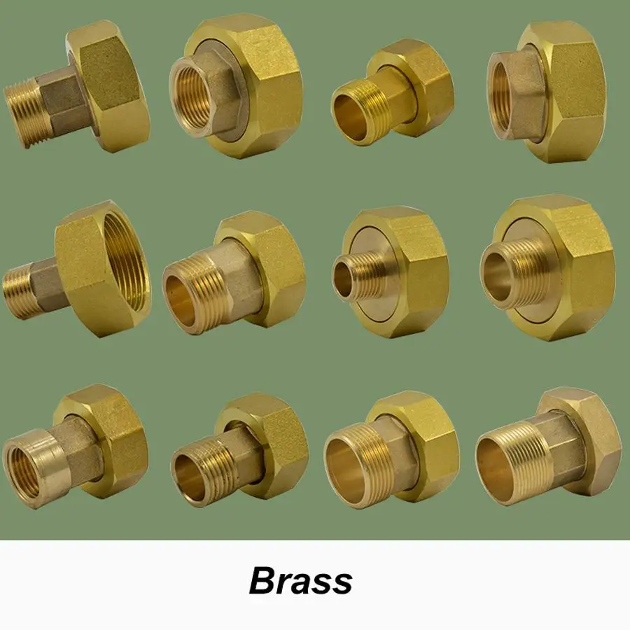 3/4&quot BSP Female To 1/2&quot Male Hex Brass Union Pipe Fitting Water Gas Oil For Meter | Обустройство дома