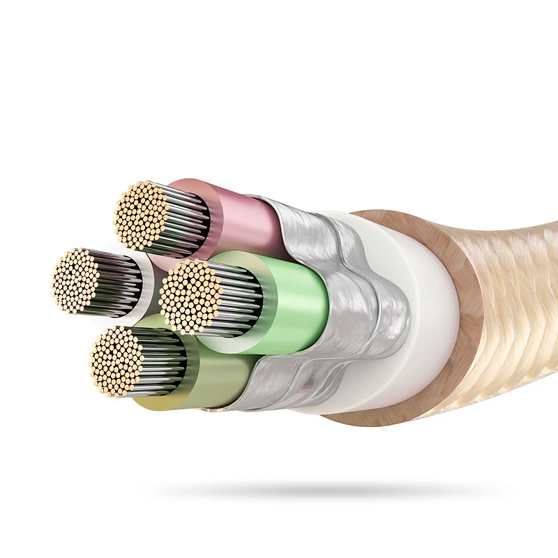 USB кабель в нейлоновой оплетке для быстрой зарядки и передачи данных iPhone X XR XS 11 Pro