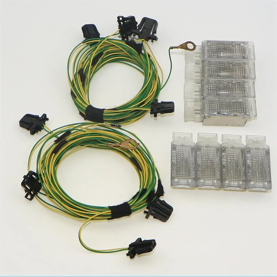 2 компл. OEM Original для ног свет для гольфа 6 Jetta MK5 MK6 Tiguan Passat B6 7L0 947 415 5ND 947 415 7L0947415 5ND947415 - Испускаемый цвет: 2 Set
