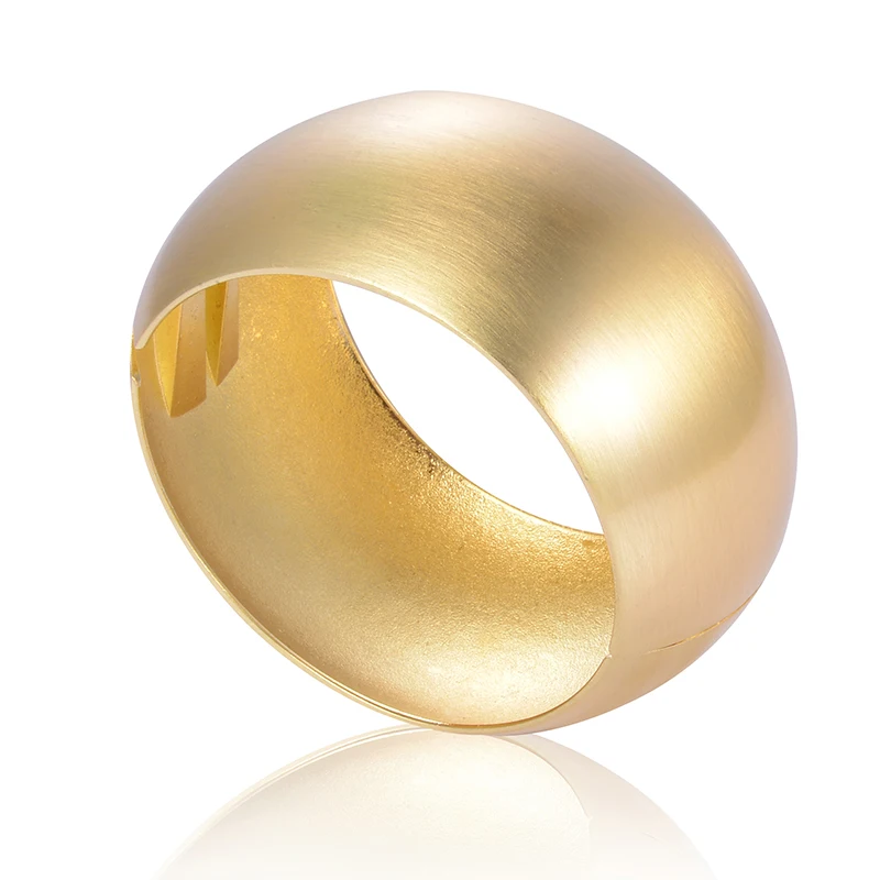 Luxury Pulseiras Feminina oval Drawing party graceful opened Gold-color Cuff wristband Bangle for women Pulseras Bijoux Jewelry