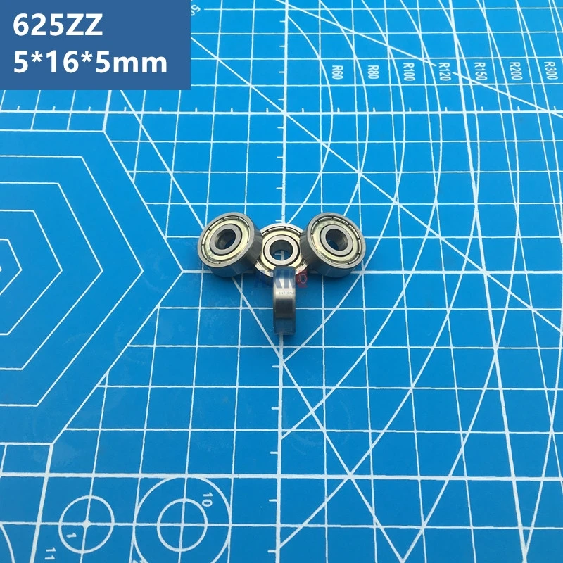 

Free Shipping high quality 20pcs thrust miniature deep groove ball bearing 625ZZ (5*16*5mm) for 3D printer 625 ZZ 625