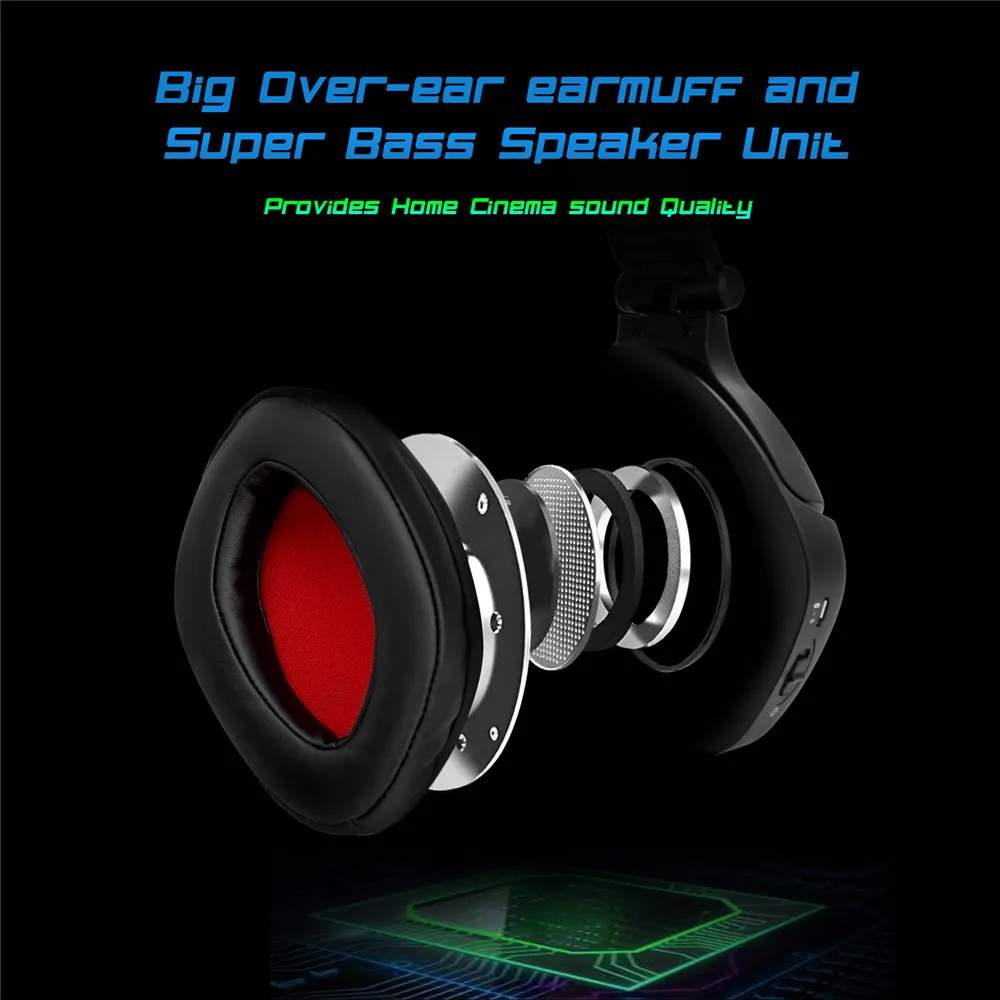 Беспроводная игровая гарнитура HUHD 2 4G для Xbox One с адаптером 7 1 Surround Sound