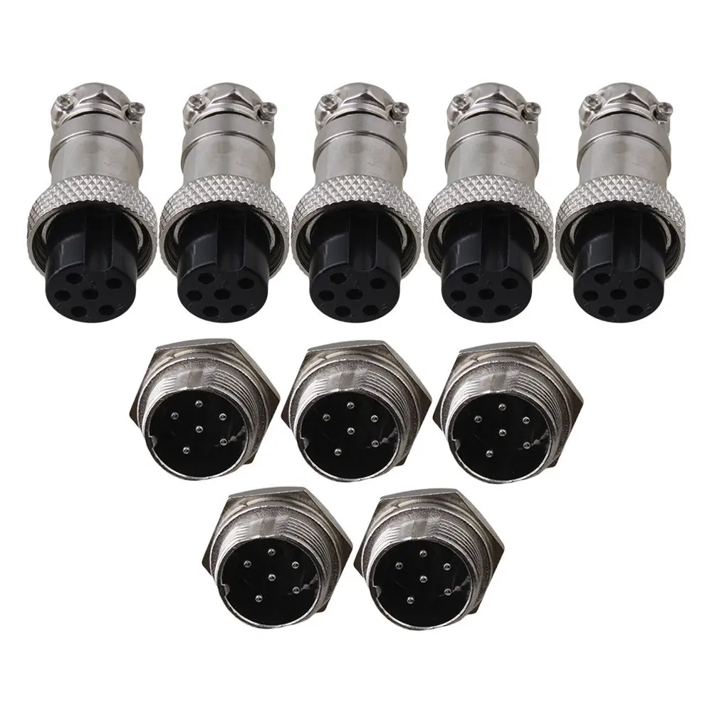 1 комплект 5/8 &quotGX16 авиационный Кабельный соединитель 1-10Pin штекер и гнездо Разъемы