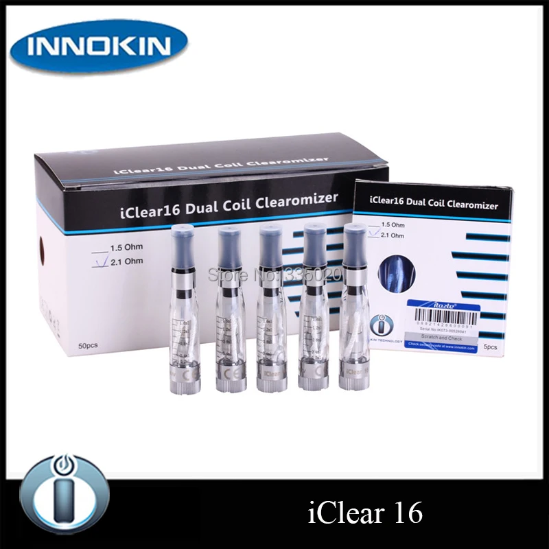 Оригинальный Innokin iClear 16 спиральный клиромайзер серии Iclear16 Перезаправляемые