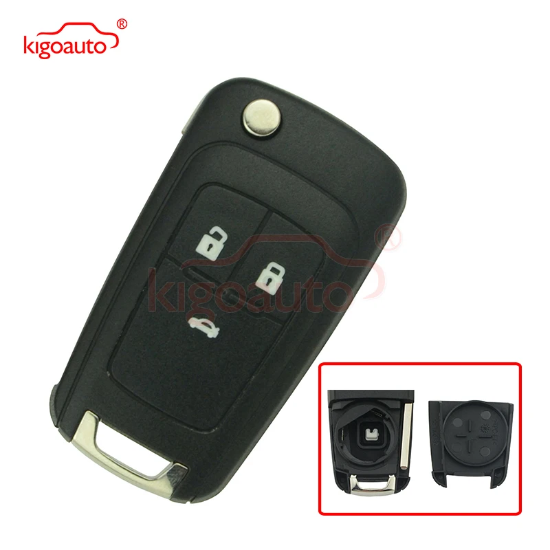 Складной чехол для ключей kigoauto без ключа с дистанционным управлением Chevrolet Cruze Aveo