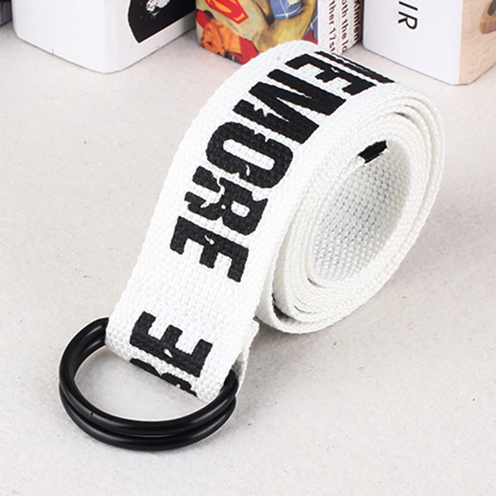 Подарки с буквенным принтом модный пояс d-образное кольцо двойной пряжкой