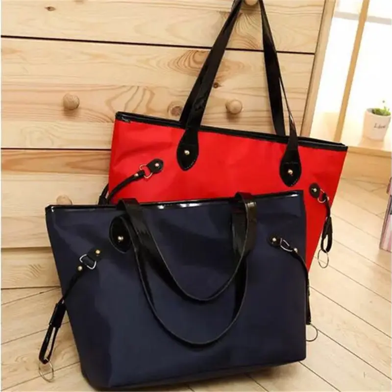 

New 2019 Ladies Fashion Nylon Big Beach Shoulder Women Messenger Tote Bags Female Handbags Famous Brand Sac A Main Femme De Marq
