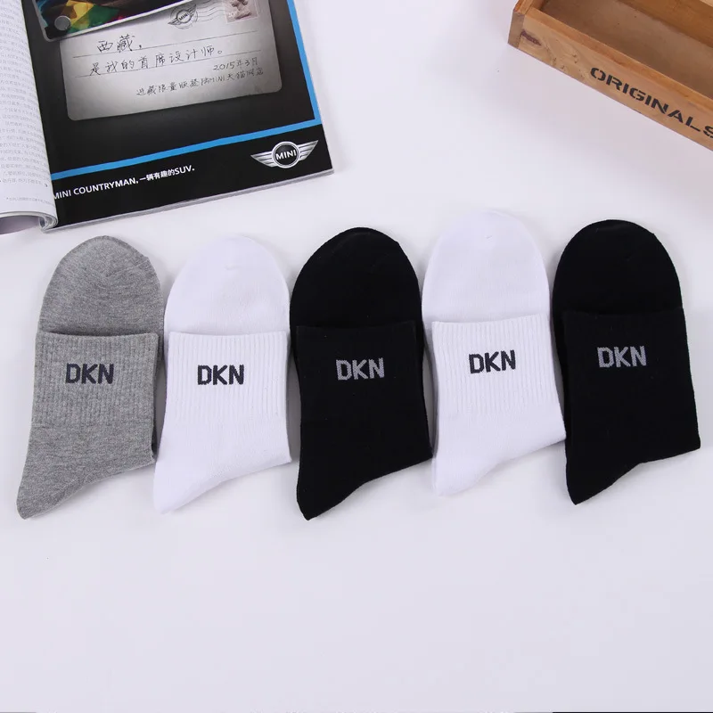 5 пар/лот 2017 новые брендовые Модные мужские и женские носки в деловом стиле