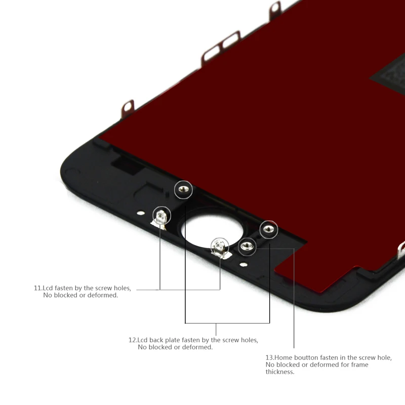 Без битых пикселей lcd для iPhone 6 6s 7 8 7 Plus OEM дисплей 3D сенсорный дигитайзер предварительно собранный белый черный+ инструменты закаленное стекло