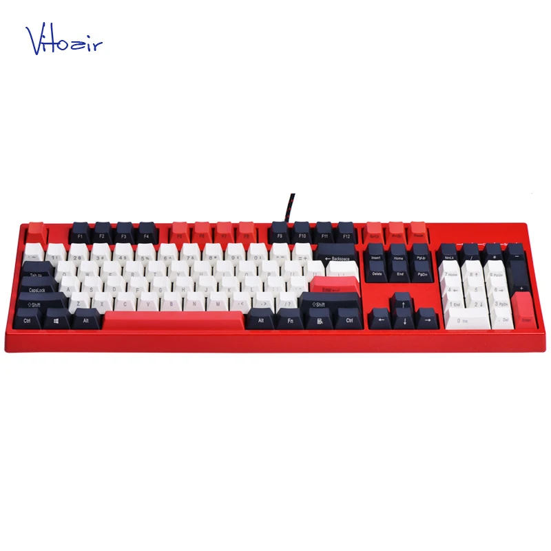 Верхняя/боковая печать клавиш pbt для механической клавиатуры 108 iso полный