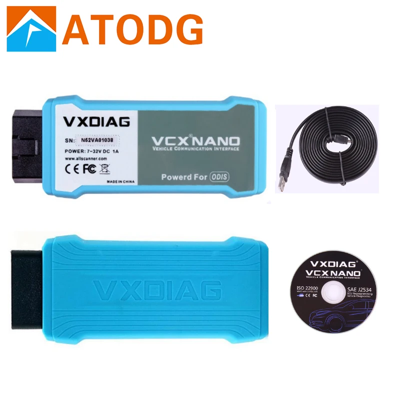 VXDIAG VCX NANO для VW 4 03 поддержка ODIS и UDS протокол VAS5054A с поддержкой нескольких языков