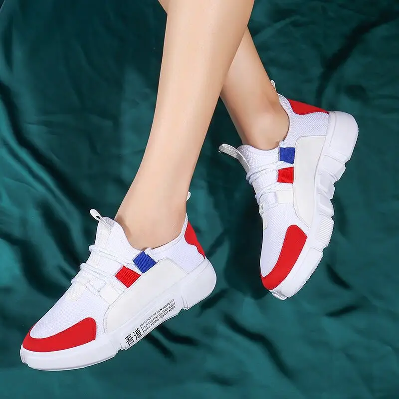 Fashion Sneakers Men Shoes Lace-Up Mesh Patchwork Chunky Dad For 2019 Platform INS Hot Harajuku Style Man | Обувь