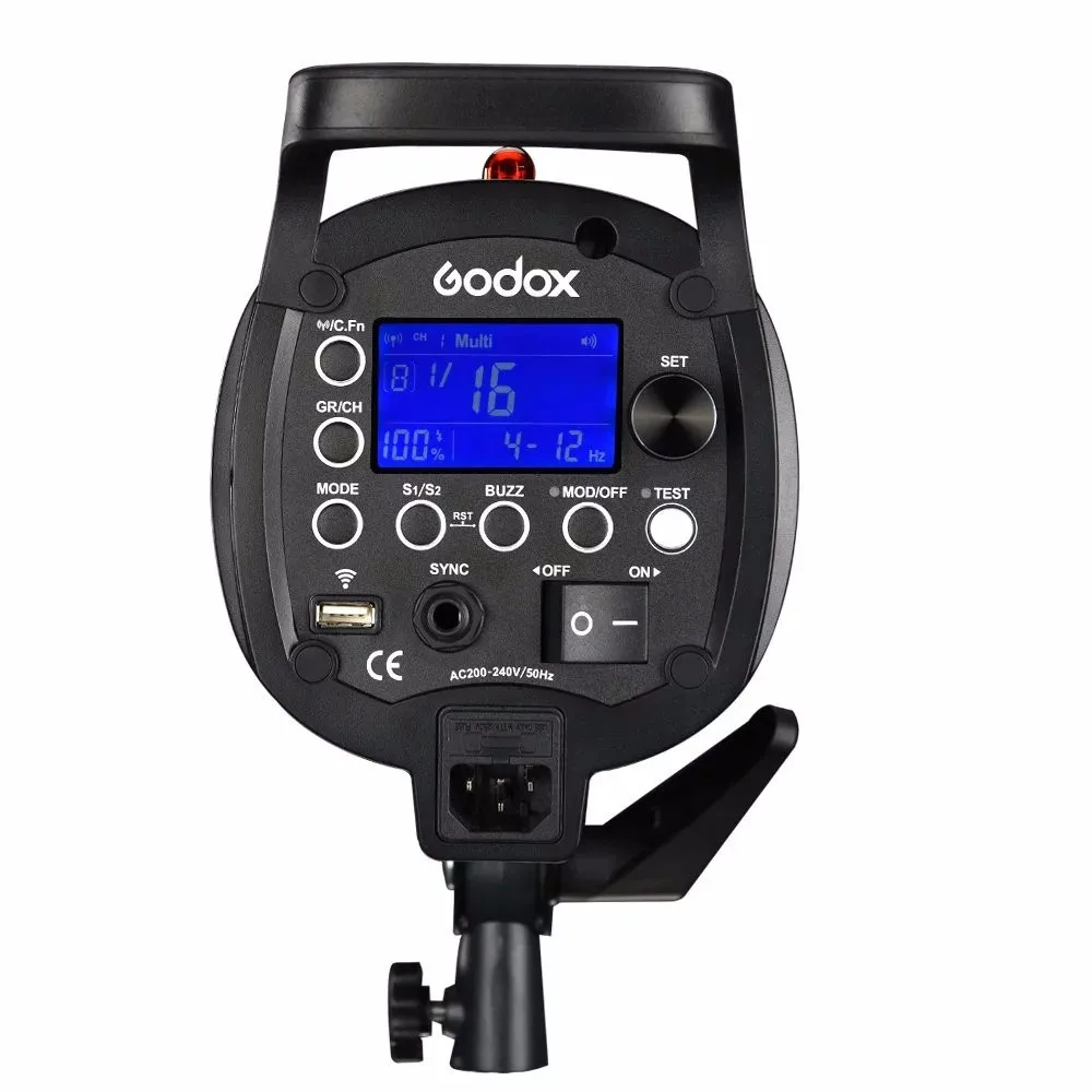 Беспроводсветильник студийсветильник вспышка Godox QT600II QT 600IIM Pro 600WS HSS 1/8000s 110V/220V 2