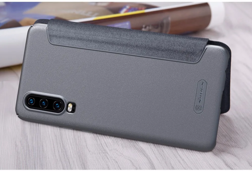Чехол P30 для huawei P30 NILLKIN, роскошный блестящий кожаный чехол-книжка, умный чехол с окошком, задняя крышка, чехол для huawei P30, чехол