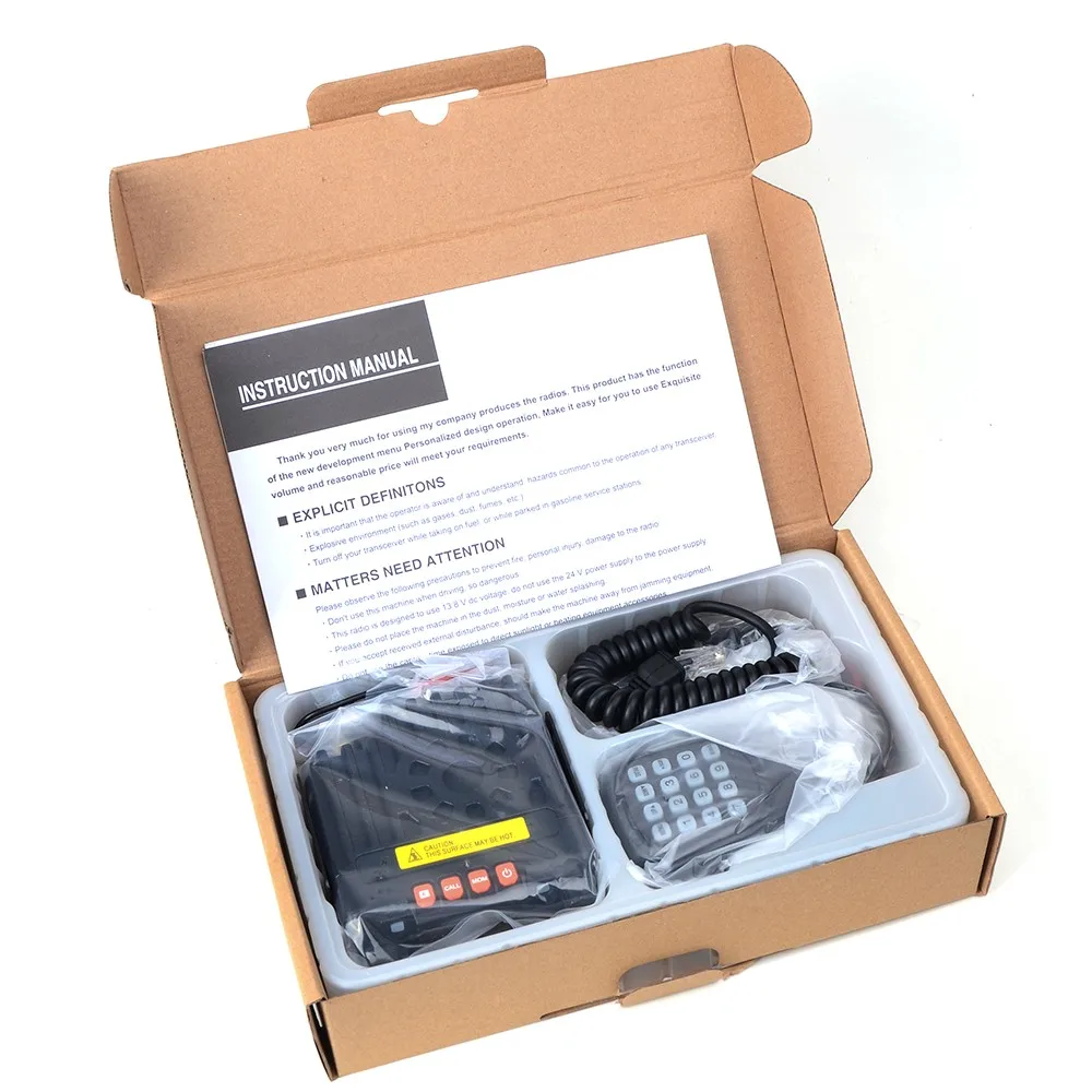 QYT KT-8900 25 Вт Высокая мощность мини мобильный двухдиапазонный двухстороннее радио KT8900 дальняя рация транспортного средства