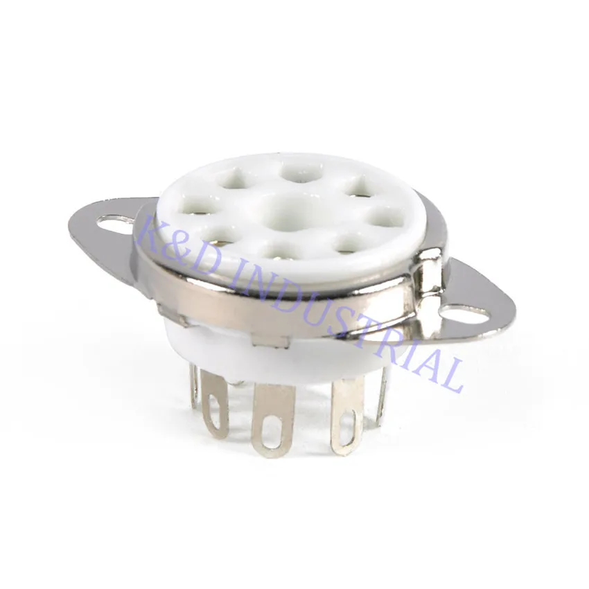 10 шт. керамические Octal вакуумные трубки для монтажа шасси 8Pin KT88 KT66 6CA7 CV3889 базы