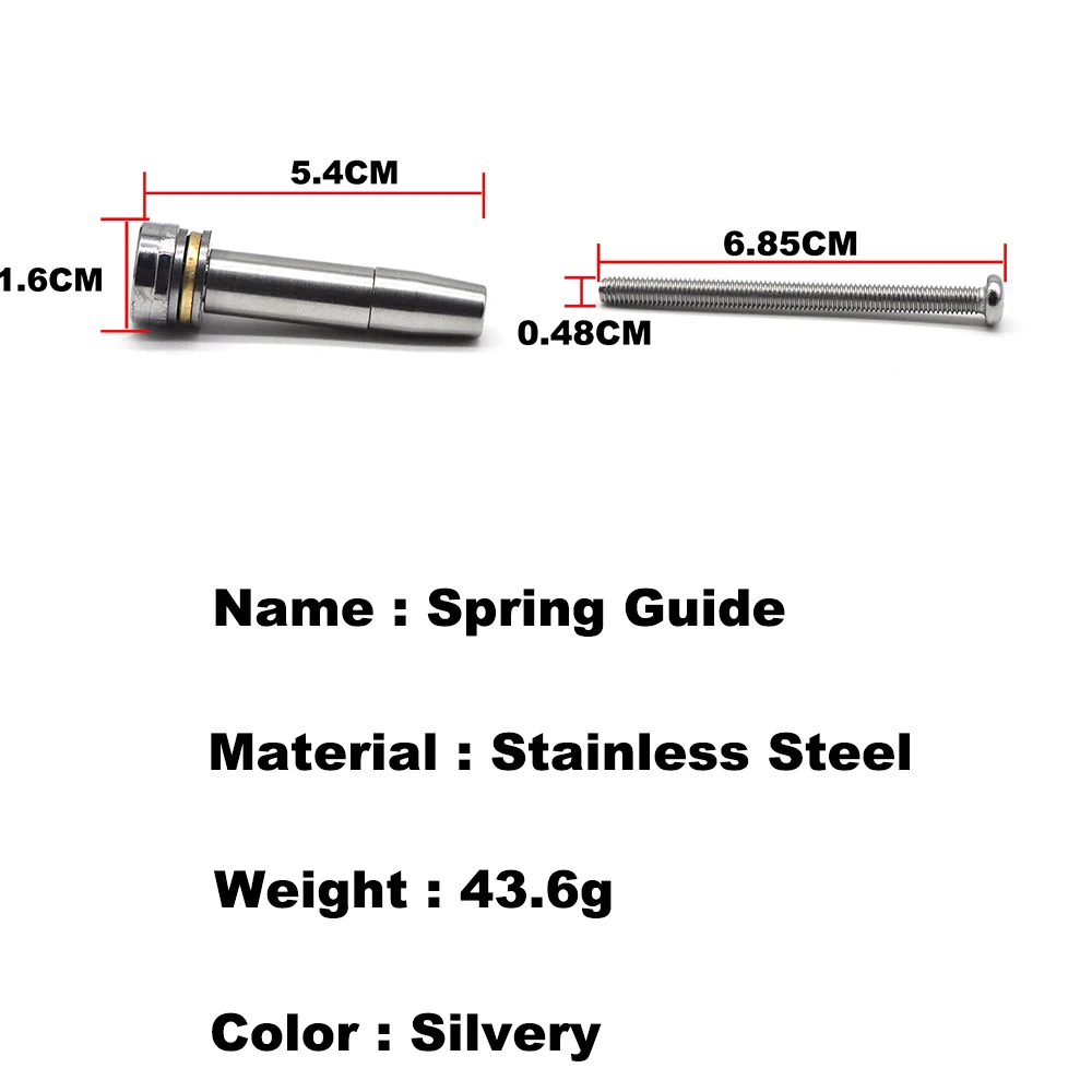 CNC Stainless Steel шарикоподшипник пружина направляющая для коробки передач Ver.3/Ver.2 страйкбол AEG(M4/M16/MP5/SCAR/G3) гель бластер