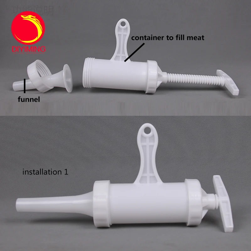 Простой Suasage выдавливатель для пищевых продуктов ручной мясной колбасы Машина