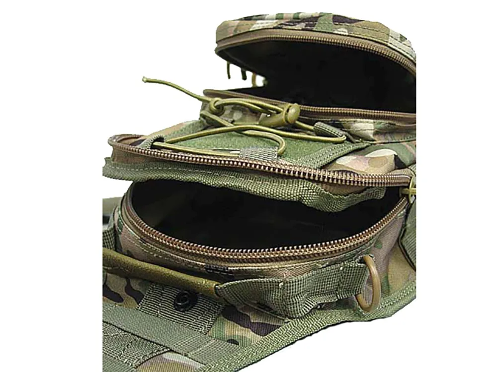 Tactical Molle Utility 3 Ways Shoulder Sling Pouch Backpack Chest Bag Small CP | Спорт и развлечения