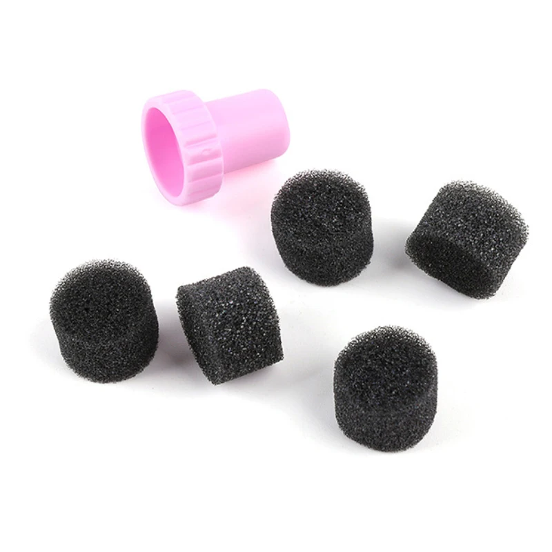 4 искусства губка для дизайна ногтей штамп лак шаблон переноса DIY дизайн набор