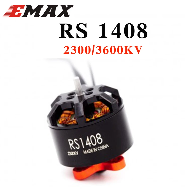 

EMAX RS1408 2300KV3600KV Brushless Motor For Micro FPV Racing Quad 5-6S