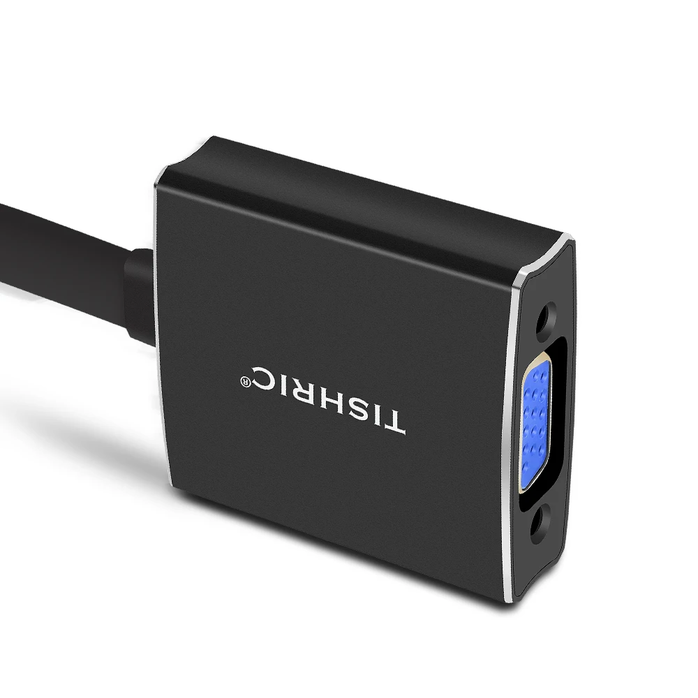 Кабель TISHRIC HDMI VGA с адаптером питания Аудио цифро аналоговый аудио конвертер 1080P