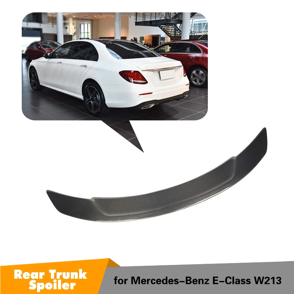 Для Mercedes Benz E Class W213 E200 E300 E400 E500 E43 E53 E63 AMG S 4 дверный 2016 2019 спойлер заднего багажника