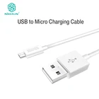 NILLKIN Кабель зарядного устройства микро-usb 5 В2,1 А (макс.) USB зарядное устройство для Мобильный телефон кабели для передачи данных 100 см цифровой кабель Розничная посылка