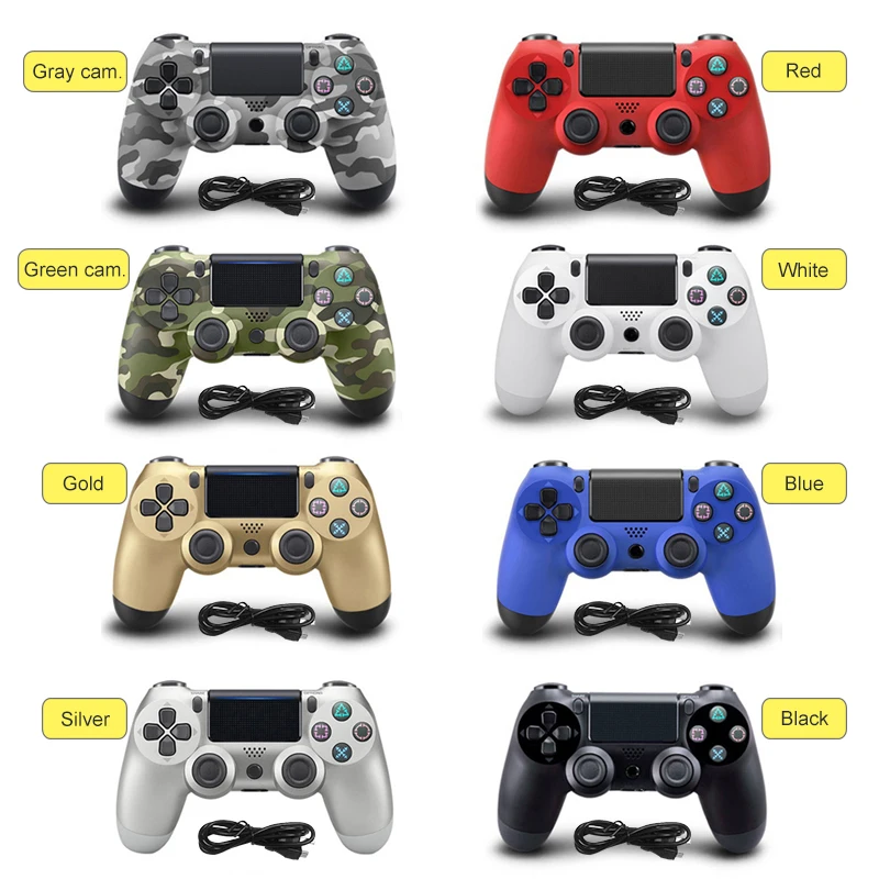 Новый Беспроводной Bluetooth Gamepad пульта дистанционного управления для Play station 4