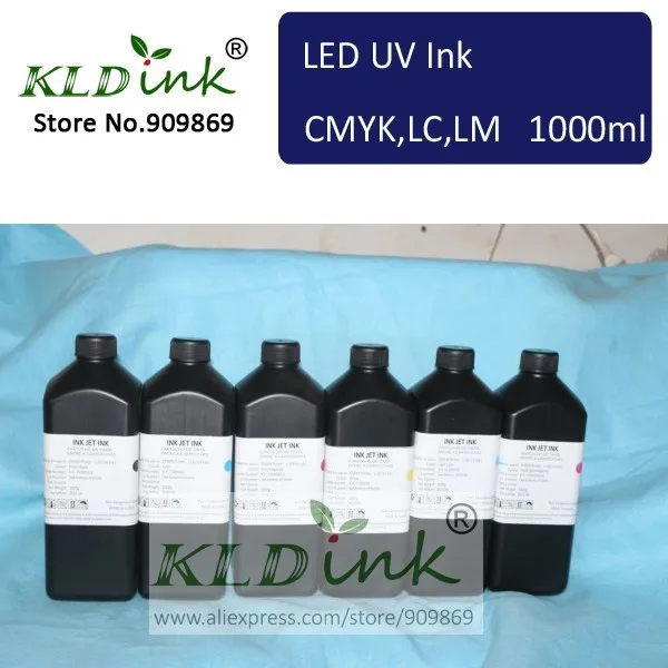 [Чернила КЛД] совместимые светодиодные УФ чернила для струйного принтера с