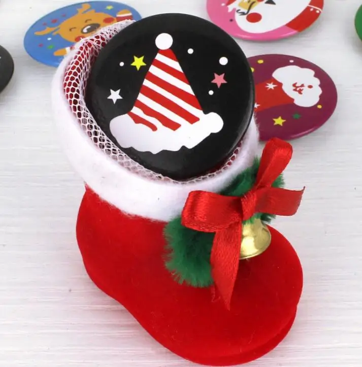 Рождественский идентификационный значок праздничные подарки для детей