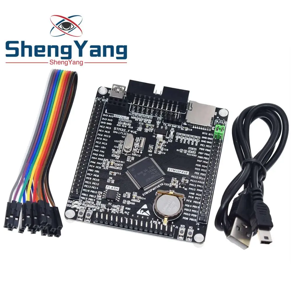 Шэньян STM32F407VET6 Совет по развитию Cortex-M4 STM32 минимальная система обучения доска ARM основной плате