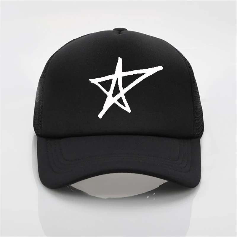 Fashion net cap Avril Lavigne Printing baseball Men and women Summer Trend Cap New Youth Joker sun hat Beach Visor | Аксессуары для
