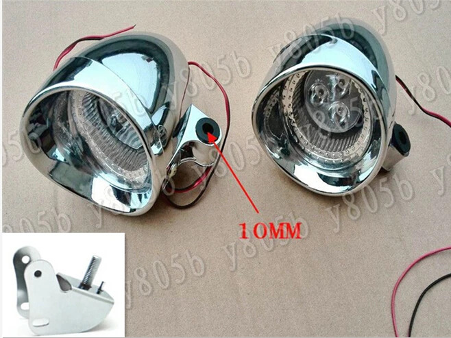 Motorcycle 7&quot LED Headlight+ Spot Light For Honda Shadow Spirit Sabre Aero ACE Steed VLX 400 600 1100 DLX VTX1300 1800 Magna VF |