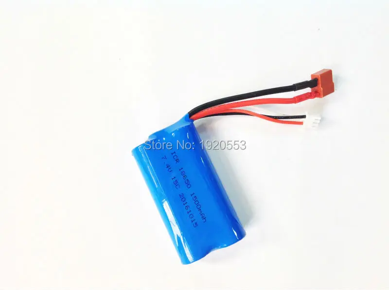 18650 T разъем 7 4 В 1500 мАч 15C литий ионный аккумулятор детали для Wltoys 12428 12423 A939 MJX T40 T40C